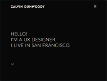 Tablet Screenshot of calvindunwoody.com